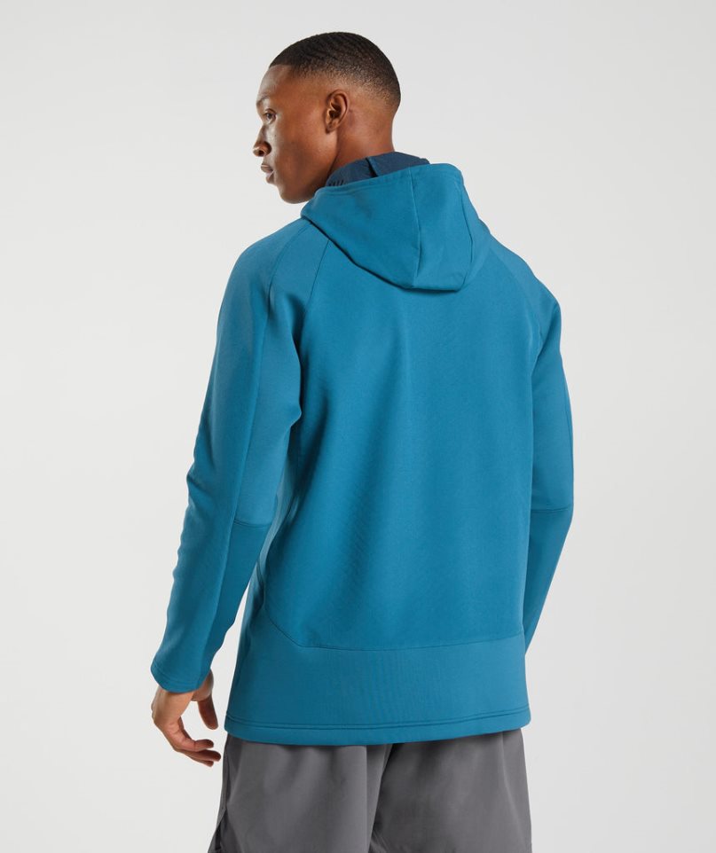 Men's Gymshark Apex Jackets Turquoise | CA 73AND5